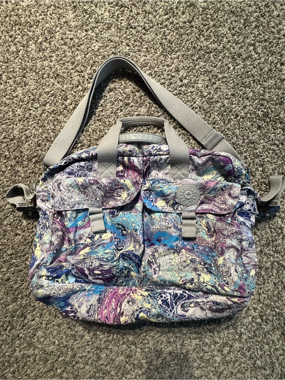 Kipling tote/diaper/baby Bag with changing diaper pad